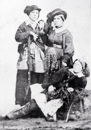 Le brigantesse Filomena Pennacchio, Giuseppina Vitale e Maria Giovanna Tito - 1865 