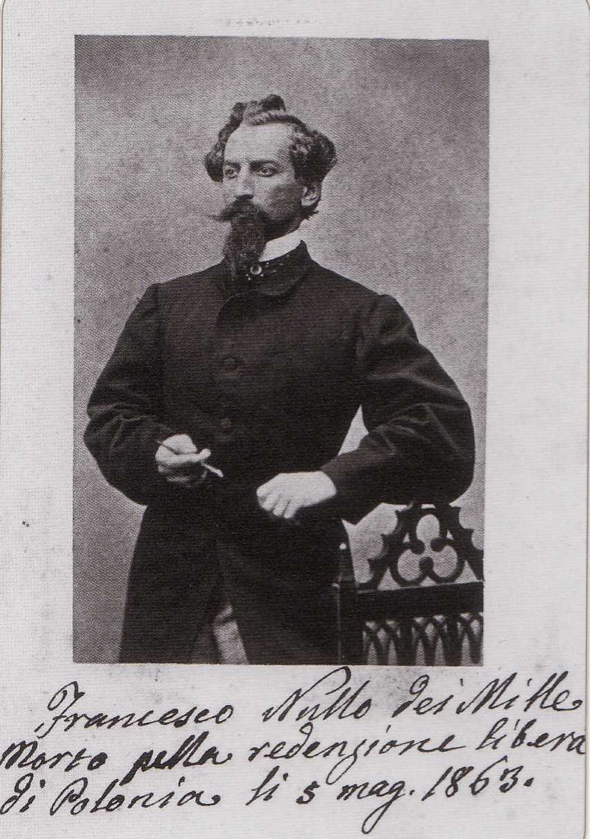 Francesco Nullo che mor� nel tentativo di liberare la Polonia il 5 maggio 1863 