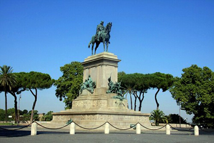 Monumento a Giuseppe Garibaldi. Veduta d'insieme