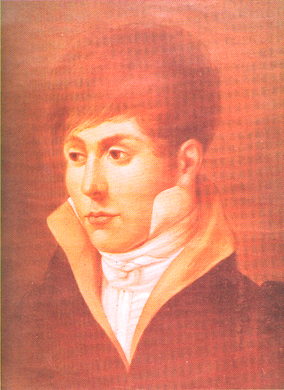 Ritratto giovanile di Giovanni Maria Mastai Ferretti, papa Pio IX - Sec. XIX