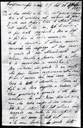 Ciro Menotti: ultima lettera alla moglie  26 maggio 1831