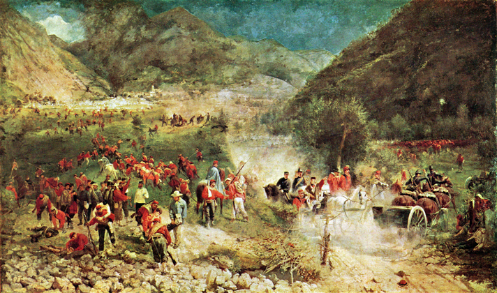 La feroce battaglia di Bezzecca. 1866