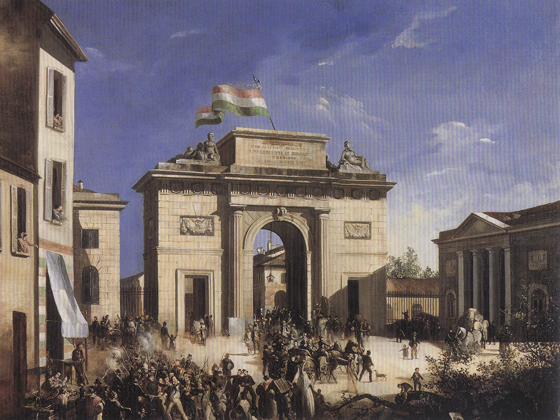 L'assalto a Porta Tosa a Milano nel marzo del 1848   