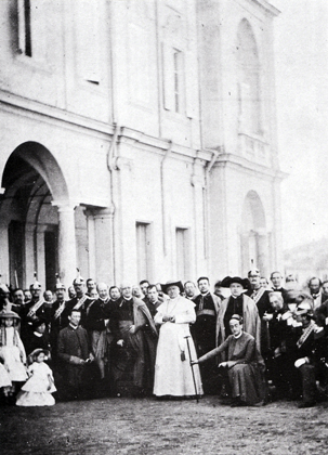 Pio IX a Villa Pia - maggio 1862