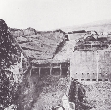 Assedio di Gaeta. Batteria Cittadella - febbraio 1862
