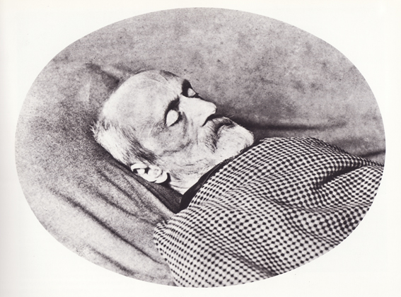 Pisa. Giuseppe Mazzini sul letto di morte con lo scialle di Carlo Cattaneo - 17 marzo 1872