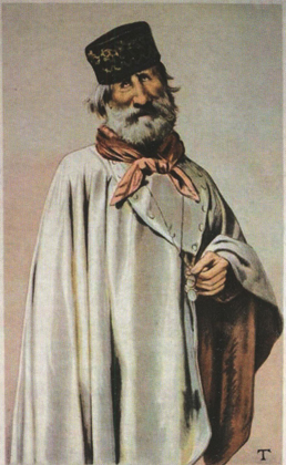 Caricatura di Giuseppe Garibaldi, pubblicata su Vanity Fair - giugno 1878