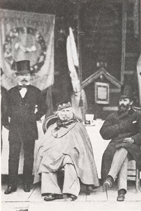 Garibaldi al banchetto offerto dagli operai al Mausoleo dAugusto in Roma - 14 febbraio 1875