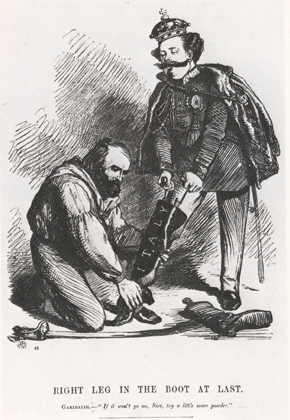 Illustrazione tratta dal Punch - novembre 1860