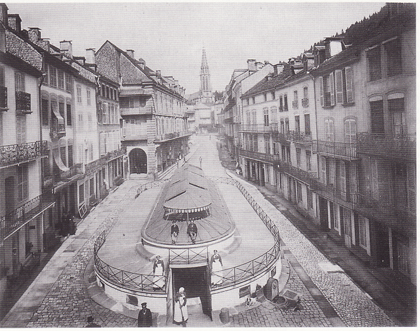 Plombiers: i bagni romani e la strada Stanislao - 1865