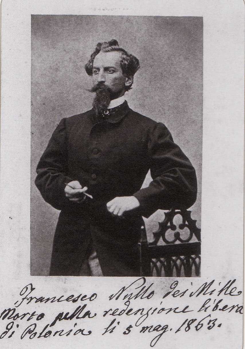 Francesco Nullo che mor nel tentativo di liberare la Polonia il 5 maggio 1863 