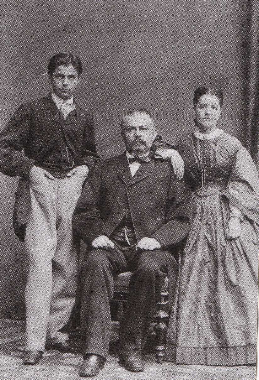 Gaetano Sacchi e la famiglia 