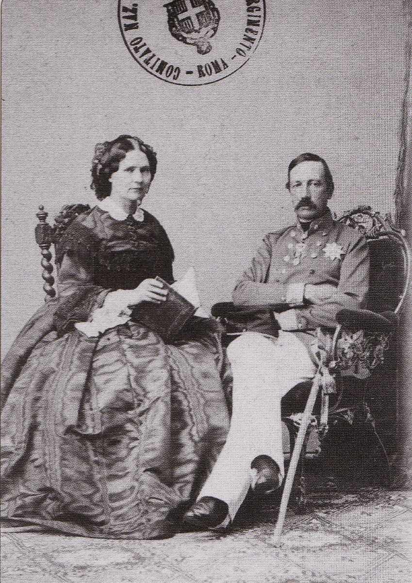 Francesco V duca di Modena con la moglie Aldegonda di Baviera 