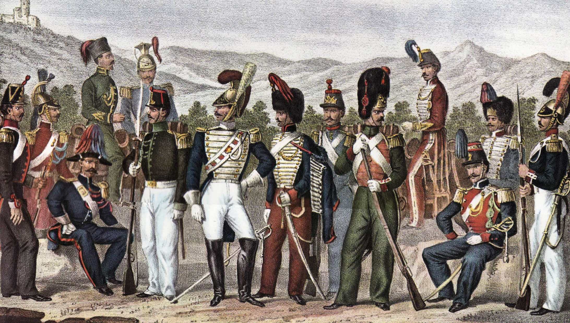 Divise dell'esercito napoletano 
