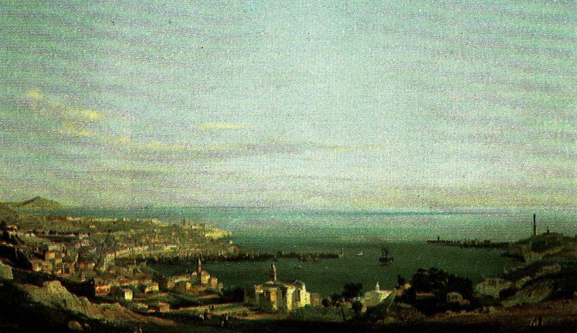 Veduta di Genova alla met del secolo XIX 