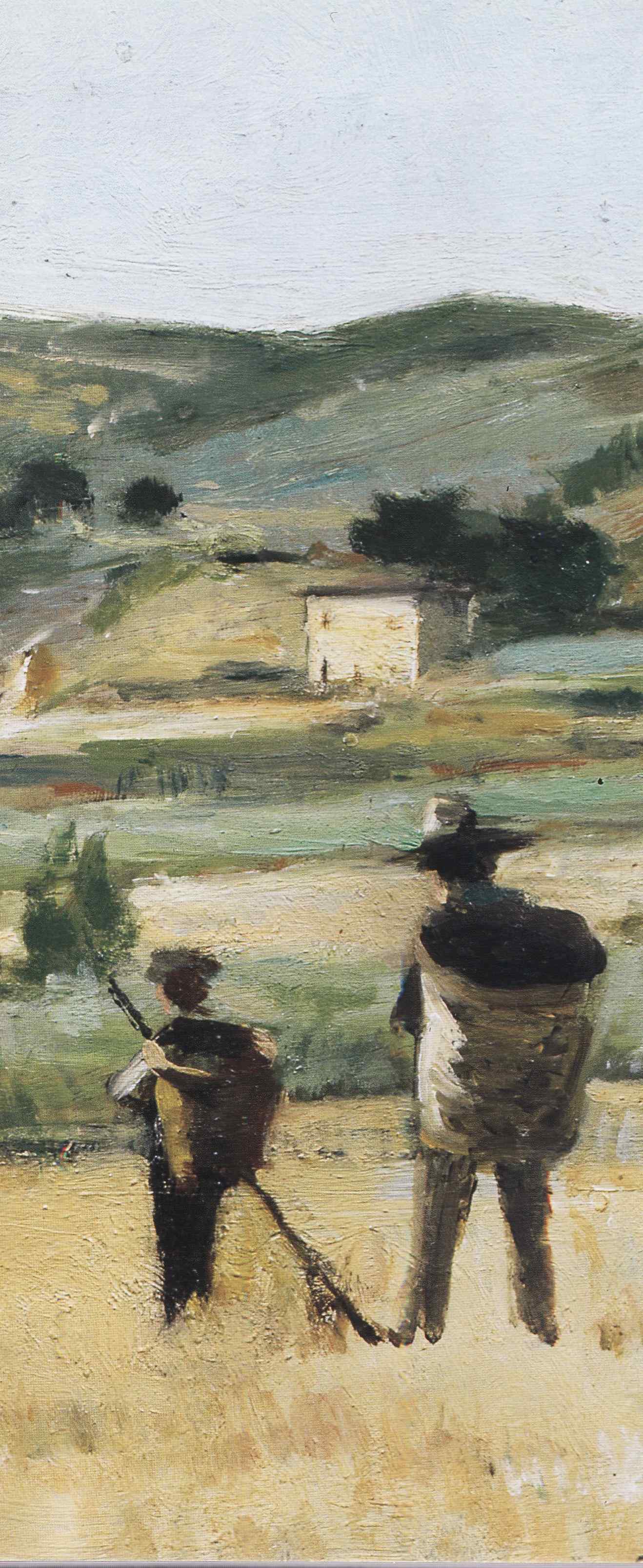 Paese con contadini - 1885