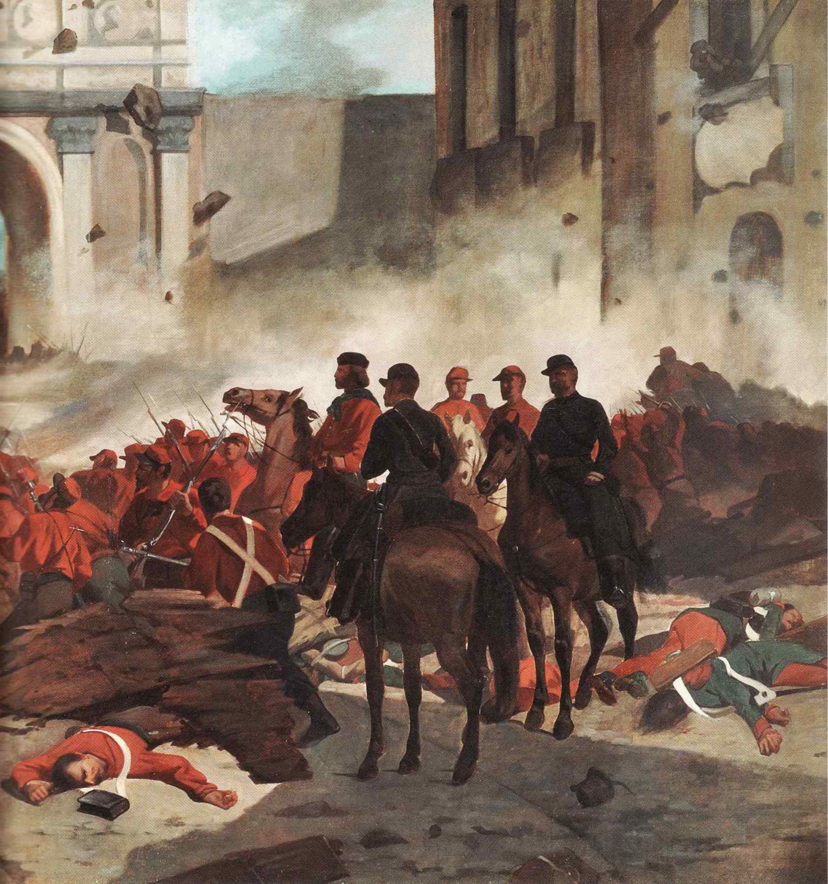 Garibaldi a Palermo (particolare) - 1862