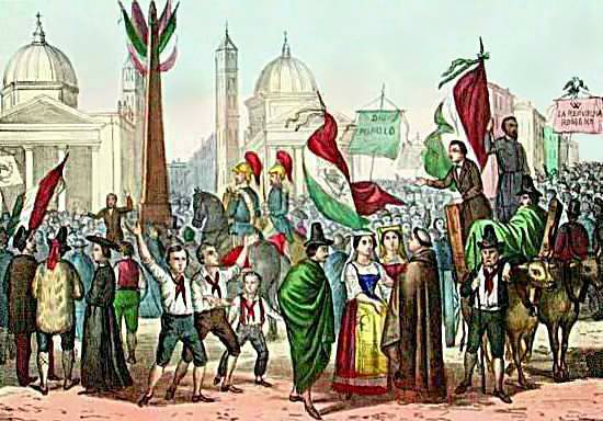 Proclamazione della Repubblica Romana nel 1849 - 1861