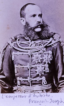 L'imperatore d'Austria Francesco Giuseppe 