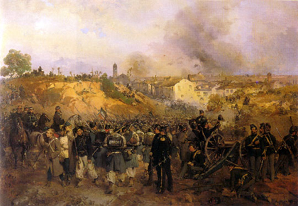 La presa di Palestro del 30 maggio del 1859 - 1860