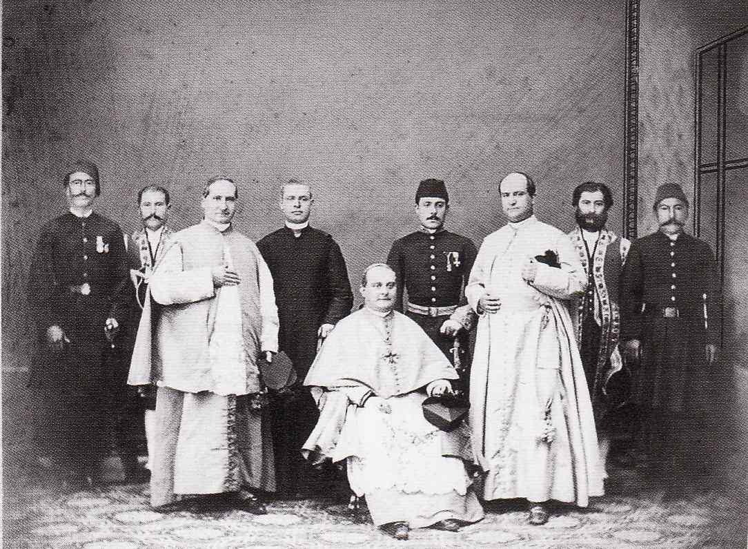 Gruppo di prelati della Curia al tempo di Pio IX